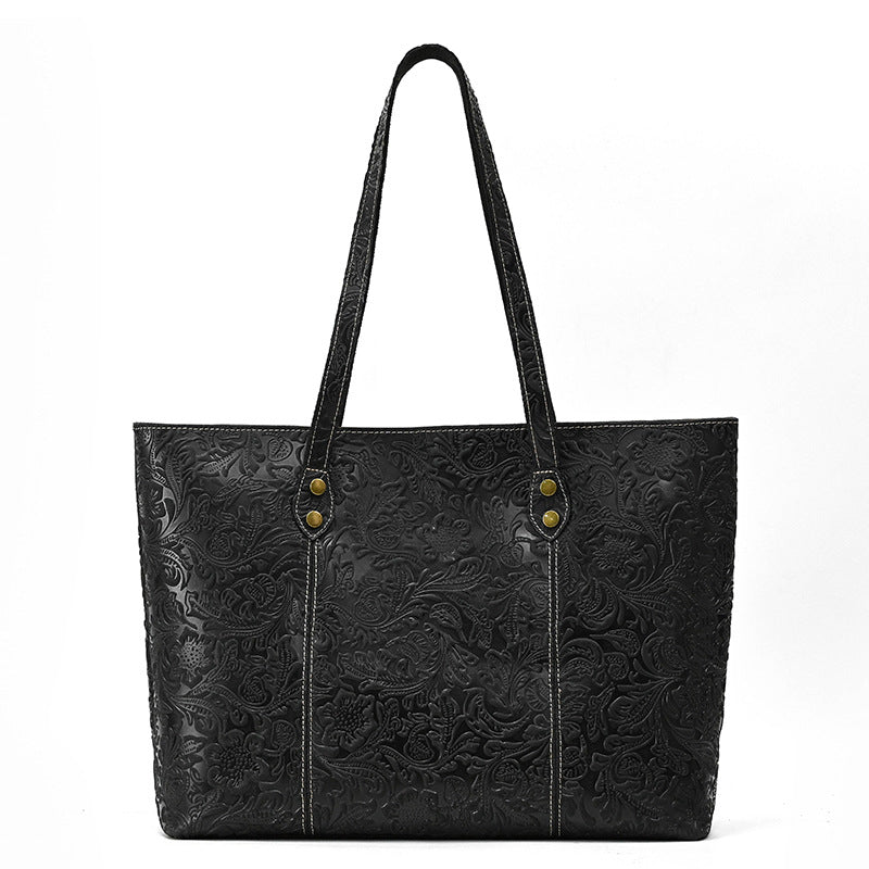 Women's Handbag Leather Print One Shoulder