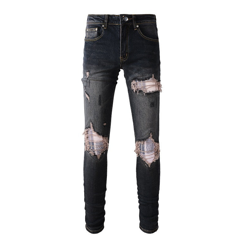 Hole & Patch Jeans High Street