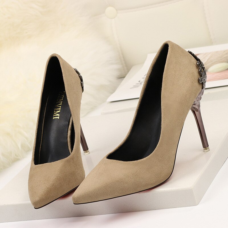 Sexy Pumps Super 9.5 Cm High Heels Temperament Shoes High Heels