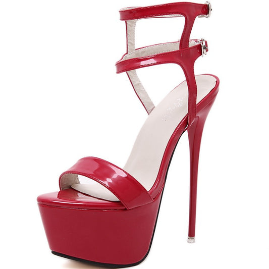 Platform Strappy Stiletto High Heels