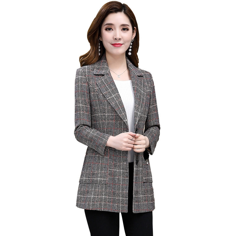 Oversized temperament suit jacket