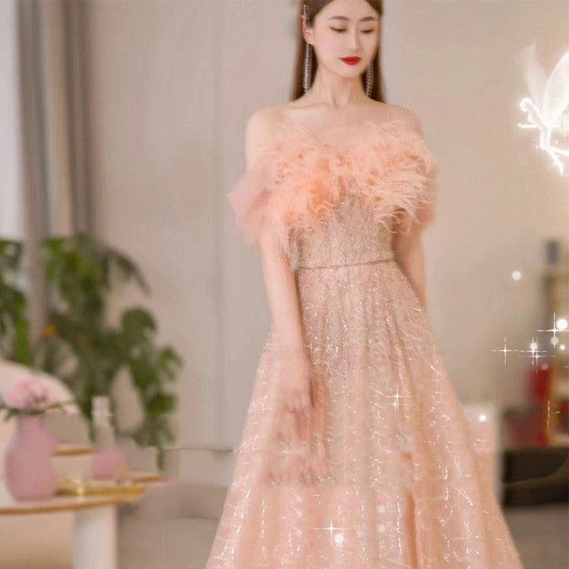 Temperament Banquet French Premium Dress Hostess Fairy Evening