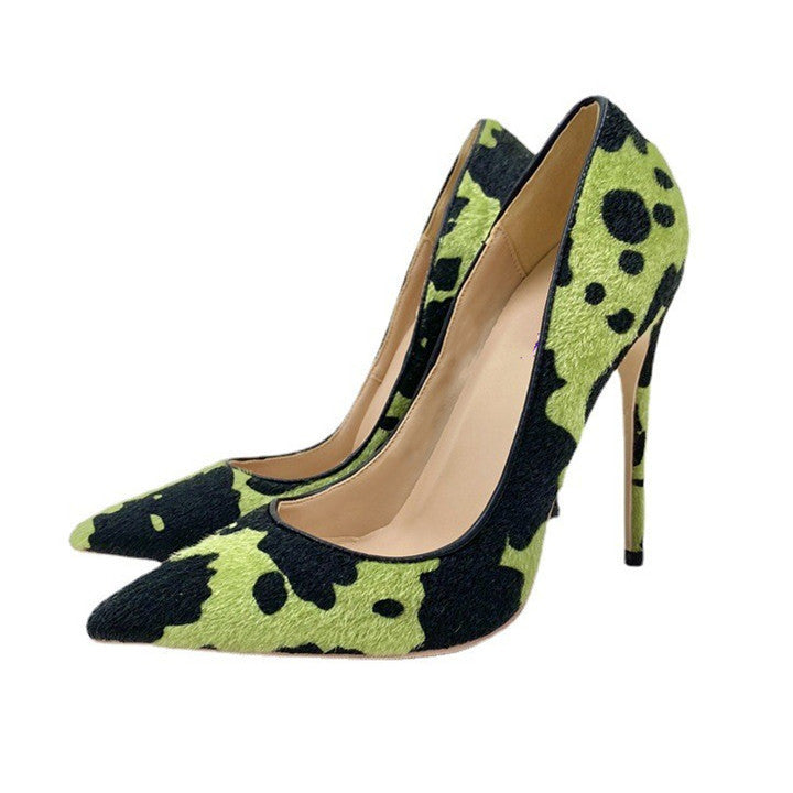 New Camouflage Graffiti High Heels