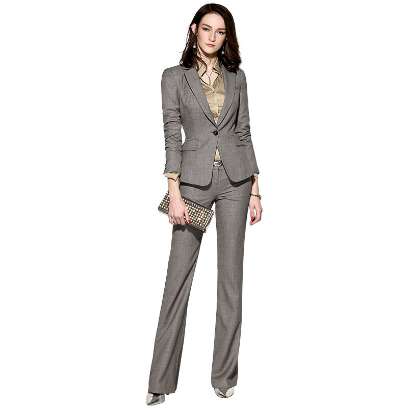 Women's Temperament Fashion Thin Wool Professional Suit