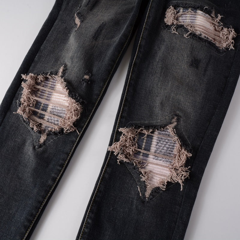 Hole & Patch Jeans High Street