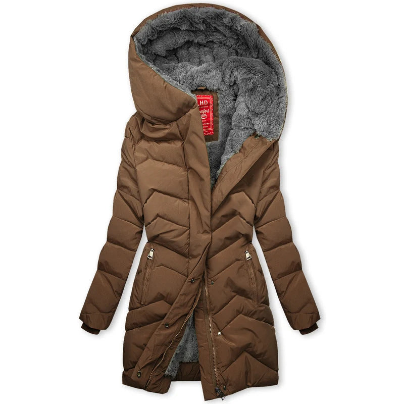 Women's Fashionable Warm Cotton-padded Coat Winter