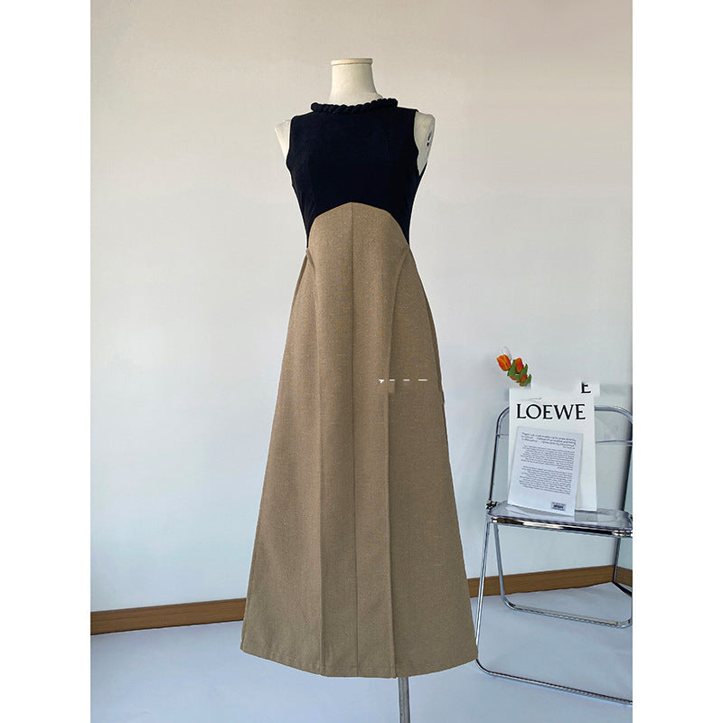 Fashion Temperament Ladies Wind Waist Slimming Long Skirt Women