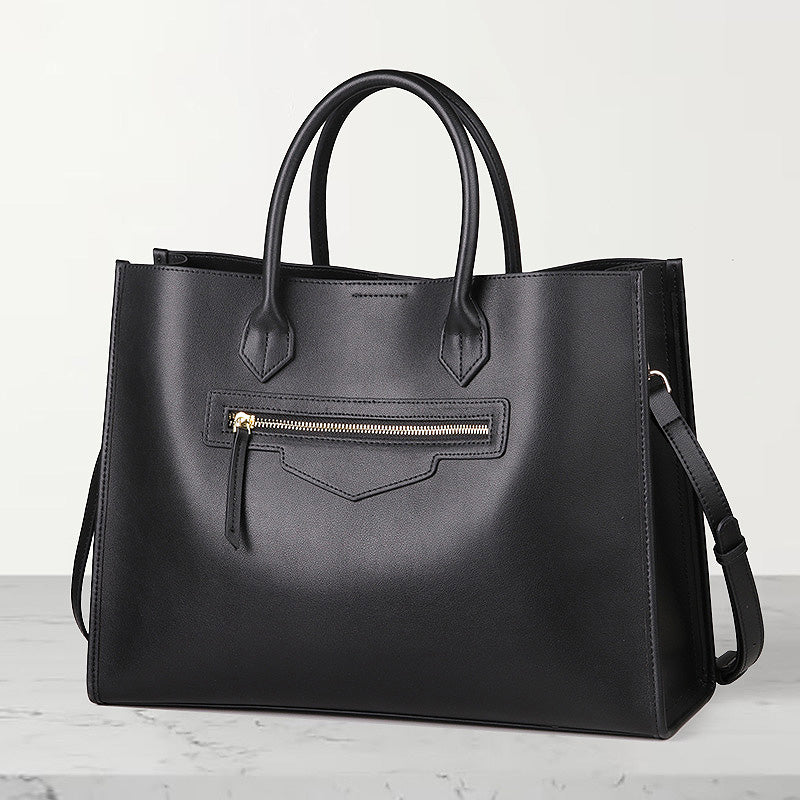 Women's Large Capacity Genuine Leather Tote Bag