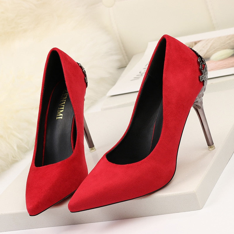 Sexy Pumps Super 9.5 Cm High Heels Temperament Shoes High Heels