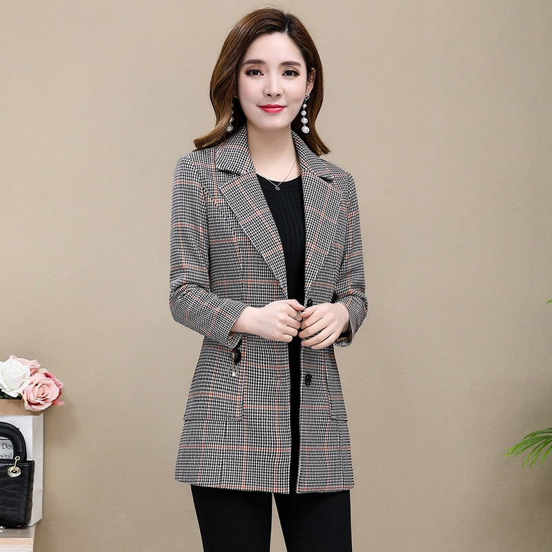 Oversized temperament suit jacket