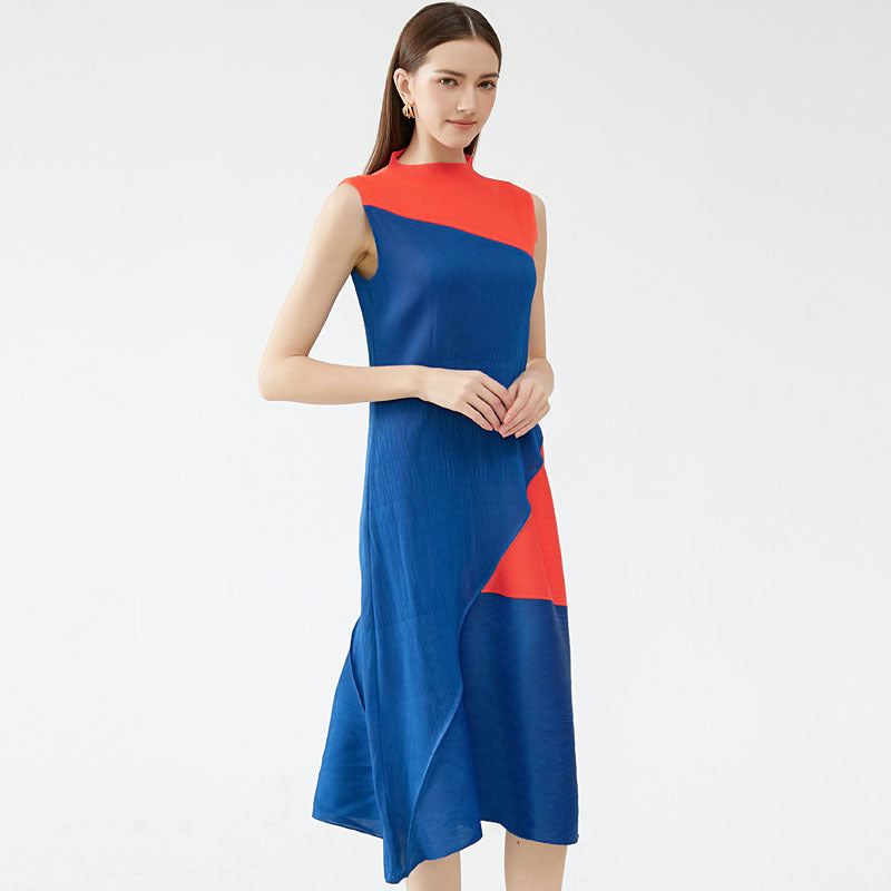 Half Turtleneck Dress Women's Special-interest Design Skirt