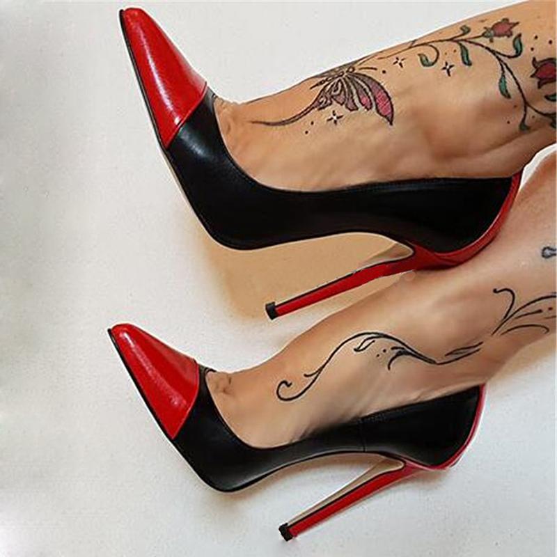 European And American Color Fashion High Heels