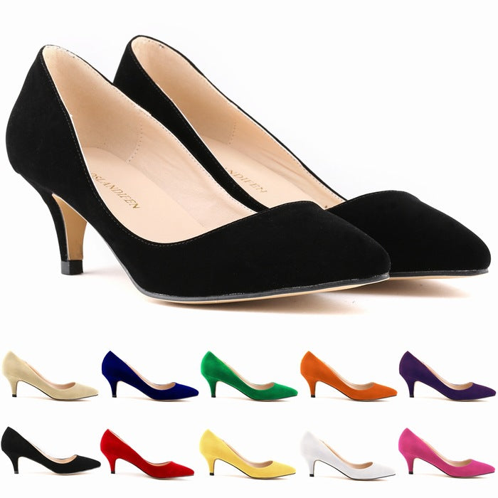 Pointed Low-cut Stiletto Heel Women's Thin Shoes