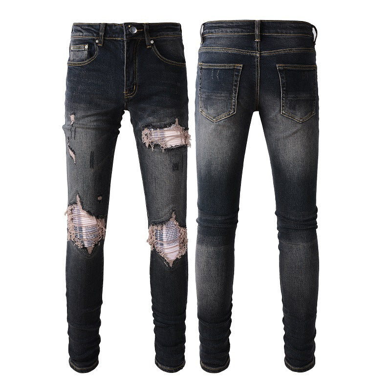 Hole & Patch Jeans High Street