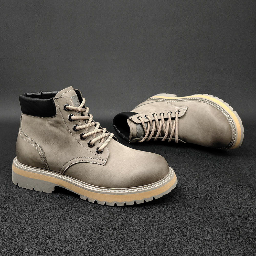 Men's Leather Casual Leather Boots