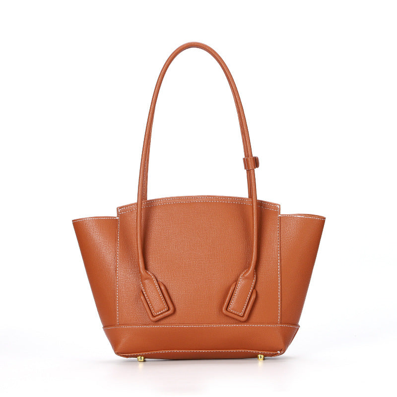 Genuine Leather Women's Bag Special-interest Design Underarm