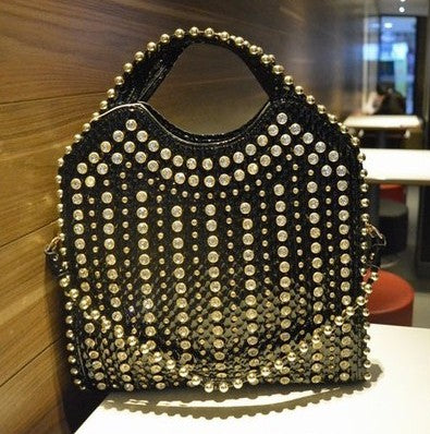 Hand-held Messenger Bag Fashion Diamond Studded Rhinestones